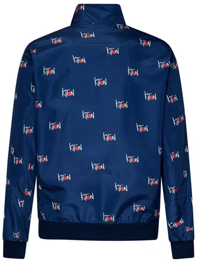Shop Kiton Jacket In Blue