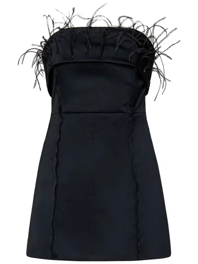 Shop La Semaine Paris Giselle Dress In Black