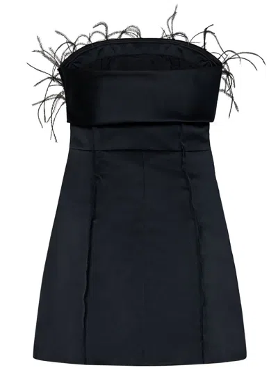 Shop La Semaine Paris Giselle Dress In Black