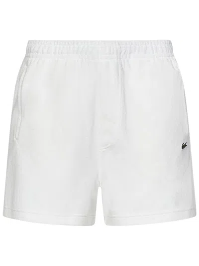 Shop Lacoste Paris Shorts In White
