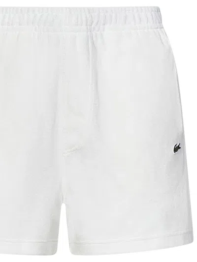 Shop Lacoste Paris Shorts In White