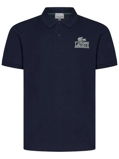 Shop Lacoste Polo Shirt In Blue