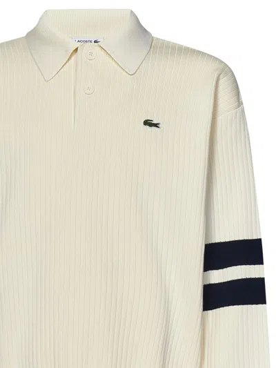 Shop Lacoste Sweater In White