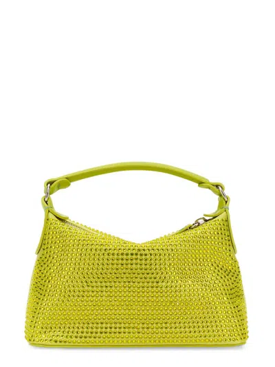 Shop Leonie Hanne X Liu Jo Hobo Rhinestones Bag In Yellow
