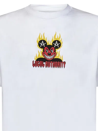 Shop Local Authority T-shirt In White