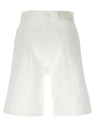 Shop Loulou Studio 'isu' Bermuda Shorts In White