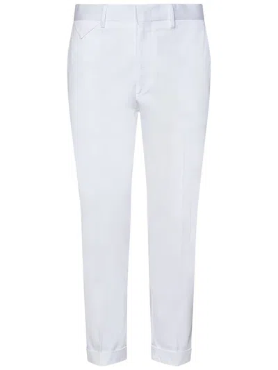 Shop Low Brand Cooper T1.7 Trousers In White