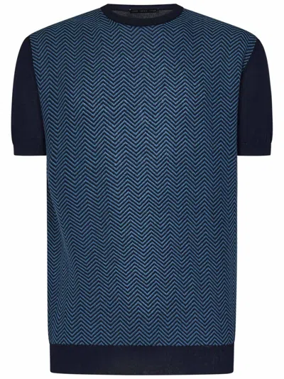 Shop Low Brand Sweater In Blue