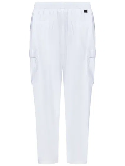 Shop Low Brand Trousers In White