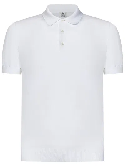 Shop Luigi Borrelli Polo Shirt In White