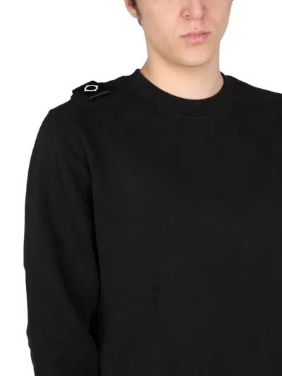 Shop Ma.strum Regular Fit Sweatshirt In Black