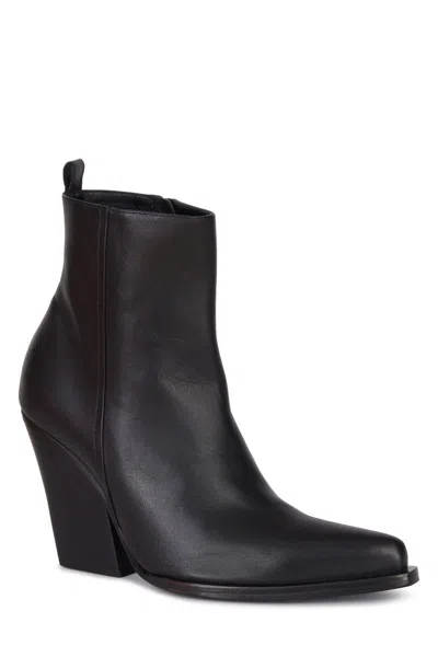 Shop Magda Butrym Cowboy Boots In Black