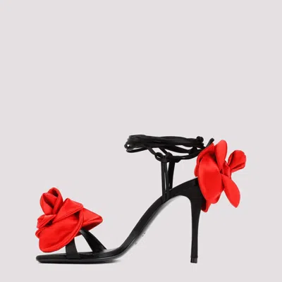 Shop Magda Butrym Sandals In Red