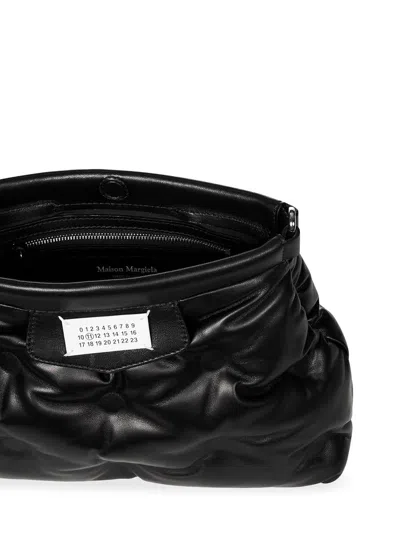 Shop Maison Margiela Glam Slam Classique Small Shoulder Bag In Black