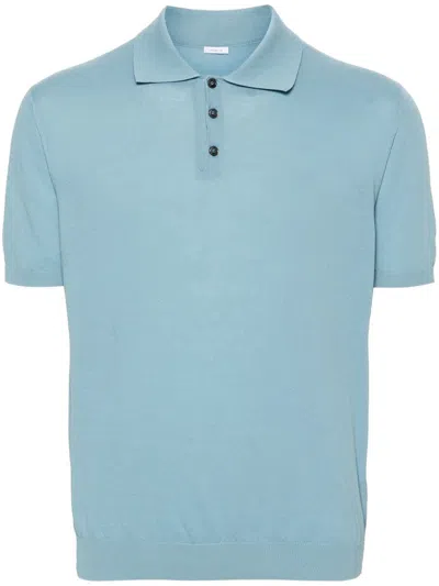 Shop Malo Cotton Polo Shirt In Blue