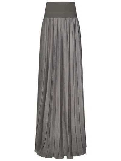 Shop Malo Skirt In Grey