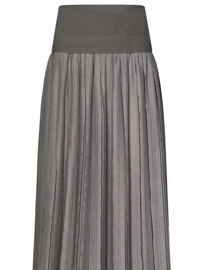Shop Malo Skirt In Grey