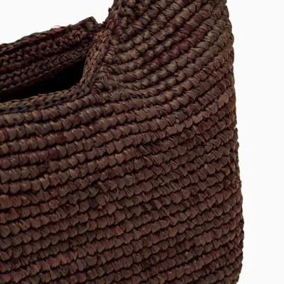 Shop Manebi Manebí Chocolate-coloured Halfmoon Bag In In Brown