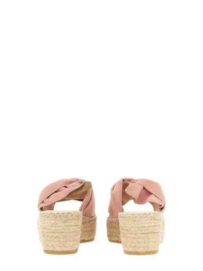 Shop Manebi Manebí Knot Sandal In Pink