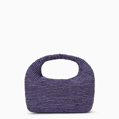 Shop Manebi Manebí Lavender Halfmoon Bag In In Purple