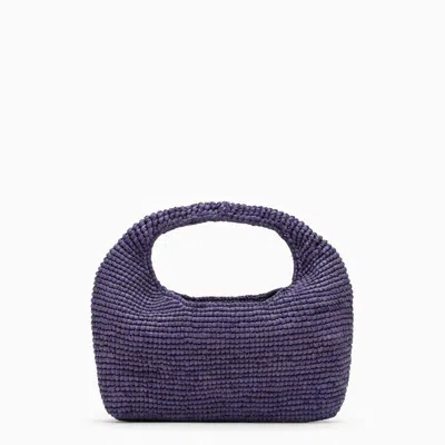 Shop Manebi Manebí Lavender Halfmoon Bag In In Purple