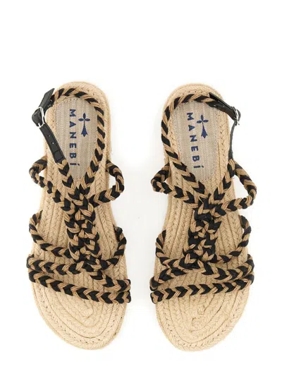 Manebi Manebí Sandal Rope In Yellow