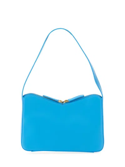 Shop Mansur Gavriel M-frame Bag In Baby Blue
