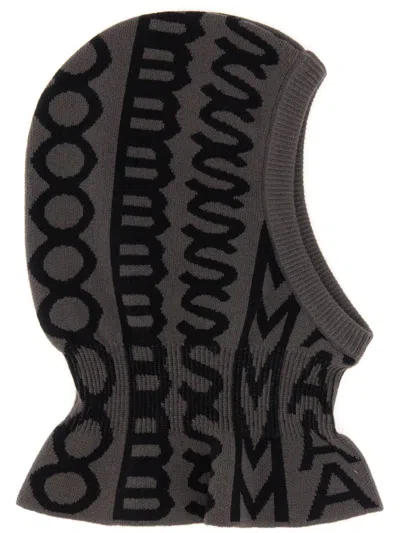 Shop Marc Jacobs Balaclava The Monogram In Charcoal