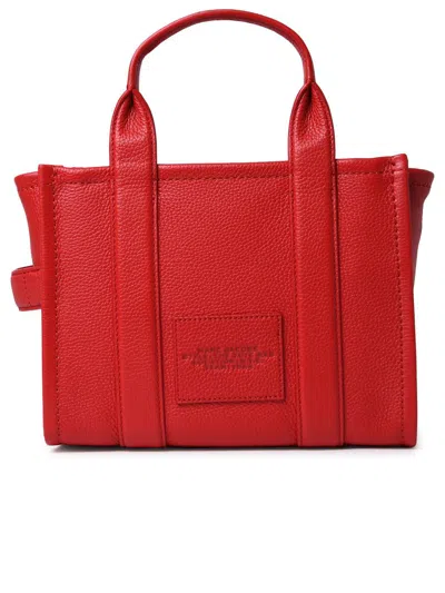 Shop Marc Jacobs Borsa The Mini Tote Pelle In Red