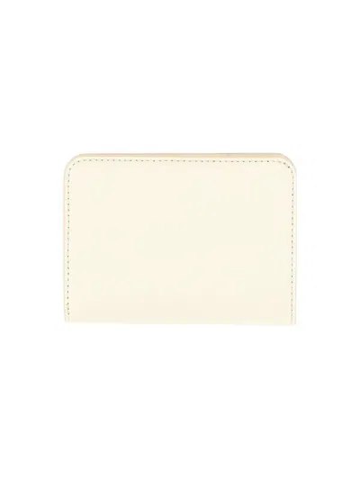 Shop Marc Jacobs Compact Wallet "the J Marc" Mini In Ivory