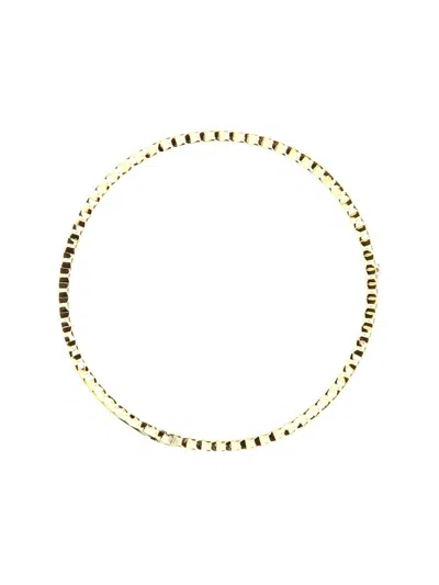 Shop Marc Jacobs Rigid Medallion Bracelet In Ivory