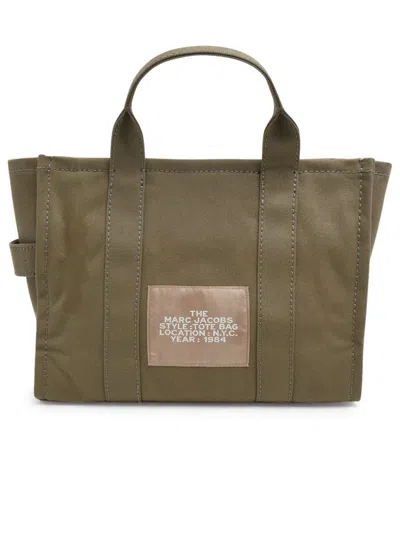 Shop Marc Jacobs Small Cotton Tote Bag In Green