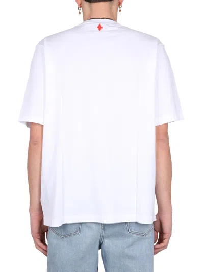 Shop Marcelo Burlon County Of Milan Rib Cage T-shirt In White
