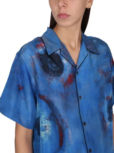 Shop Marni Silk Shirt In Multicolour