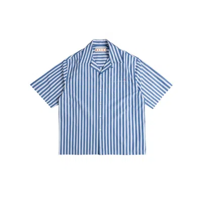 Shop Marni Striped Shirt In Stb37