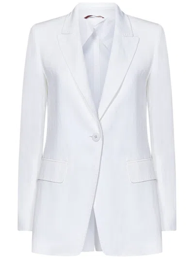 Max Mara Gitane Blazer In White