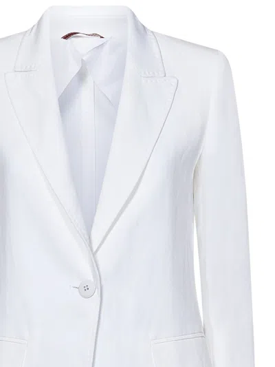 Max Mara Gitane Blazer In White
