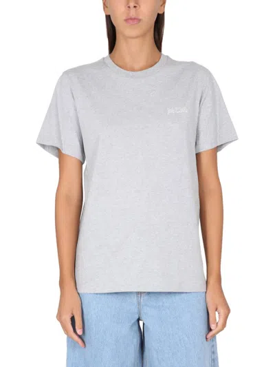 Shop Mcm Crewneck T-shirt In Grey
