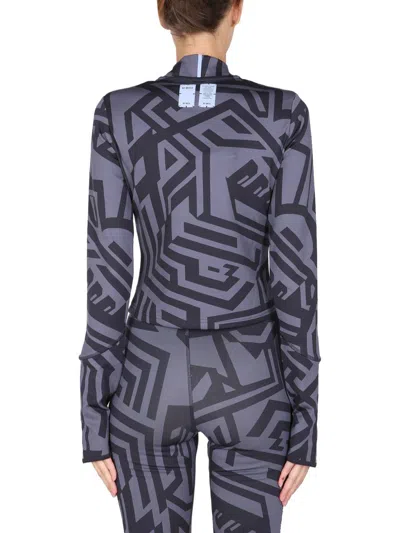 Mcq By Alexander Mcqueen Mcq Alexander Mcqueen Dazzelle Patterned Top In Black