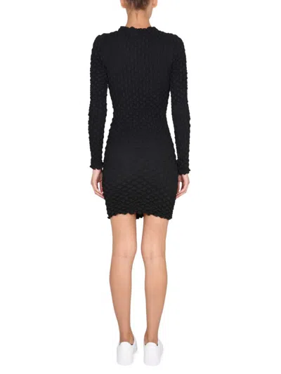 Shop Mcq By Alexander Mcqueen Mcq Chunky Knit Dress In Black