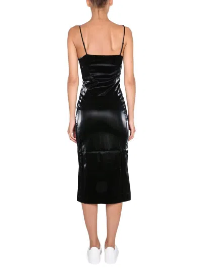 Shop Mcq By Alexander Mcqueen Mcq Slim Fit Dress In Black