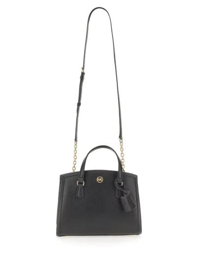 Shop Michael Kors Borsa Messanger Chantal In Black