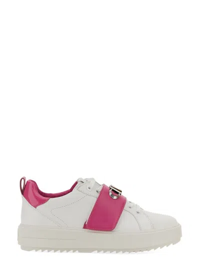 Shop Michael Kors Emmett Leather Sneaker In Multicolour