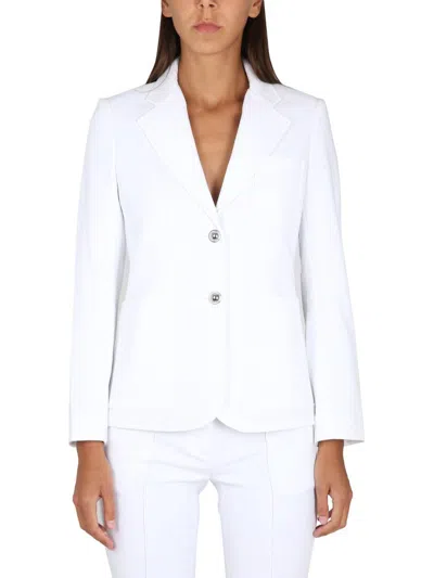 Shop Michael Kors Jacket With Patch Pockets In White