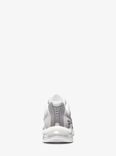 Shop Michael Kors Sneakers In Gray/white