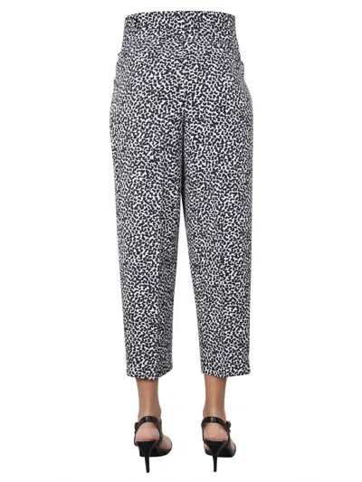 Shop Michael Kors Straight Fit Pants In Animalier
