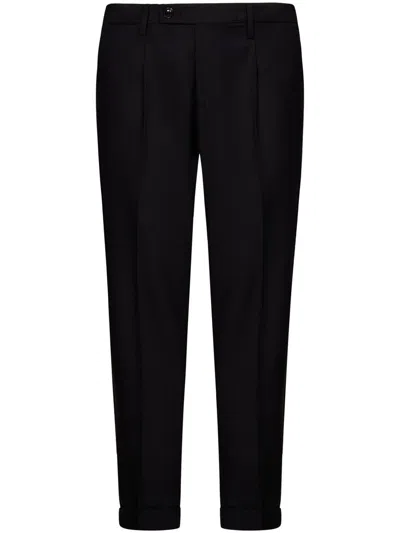 Shop Michele Carbone Trousers In Black