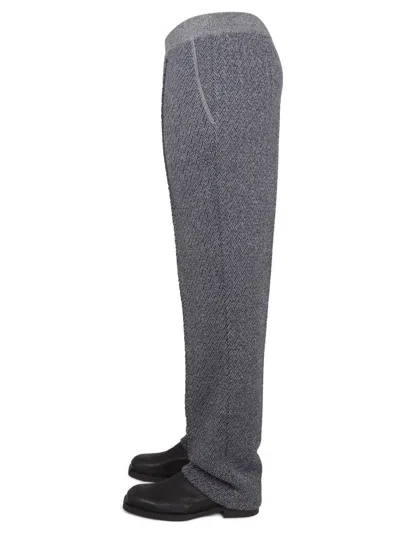 Missoni Textured Trousers In Gray