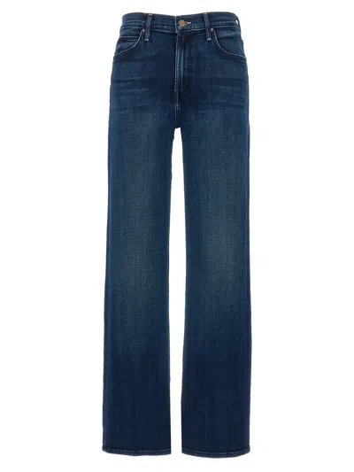 Shop Mother 'the Kick It' Jeans In Blue
