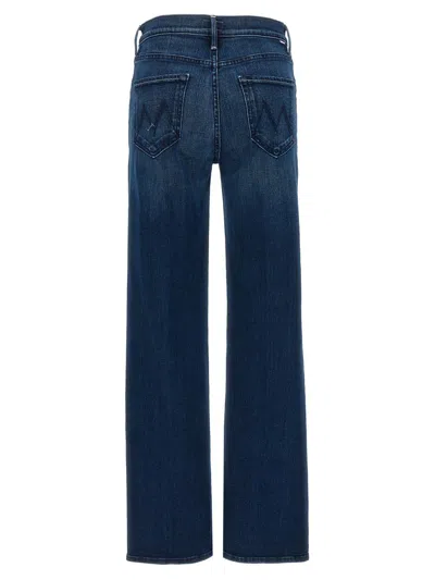 Shop Mother 'the Kick It' Jeans In Blue